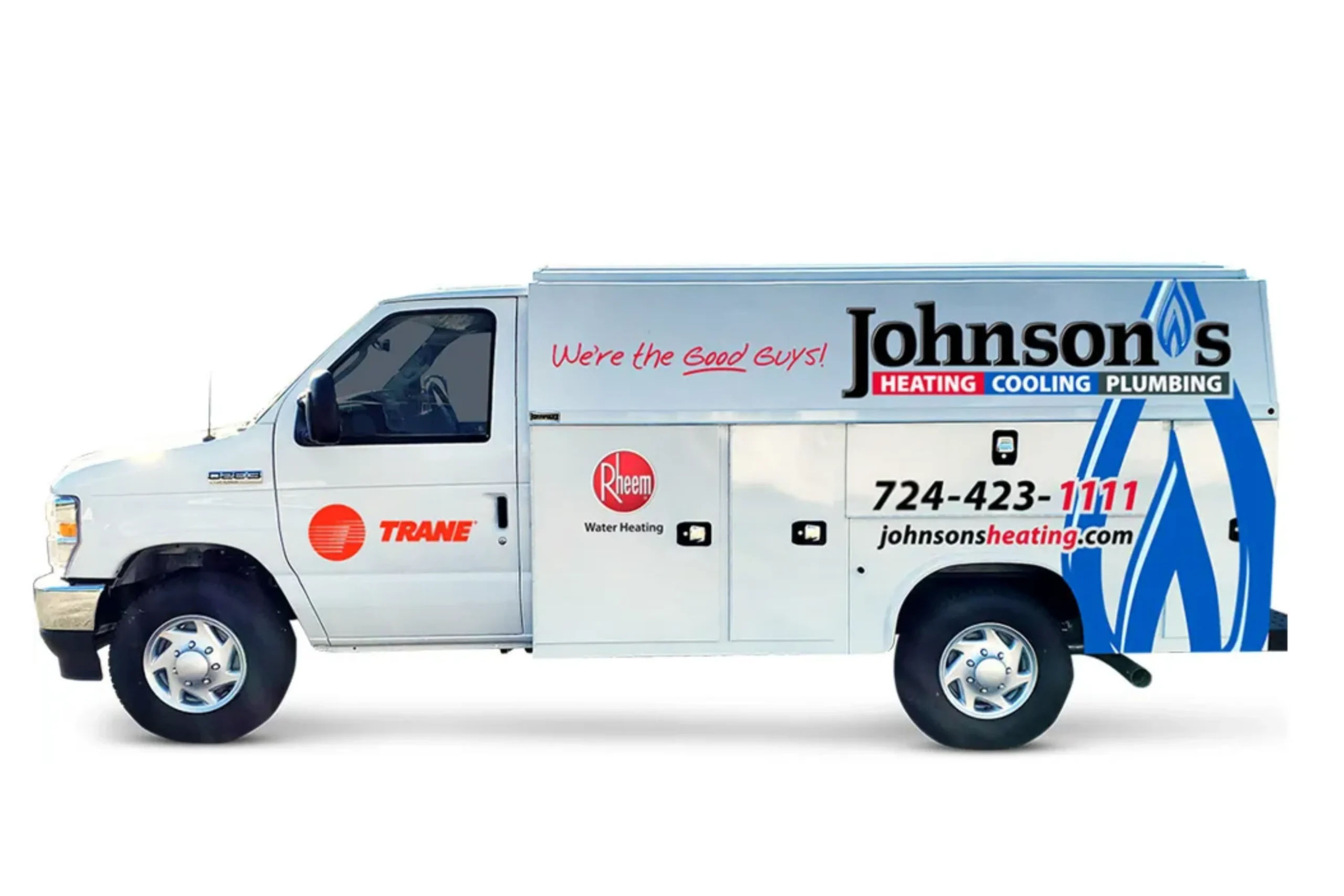 Johnson's Heating truck